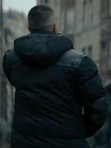Squid The Penguin 2024 Black Puffer Jacket