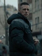 Squid The Penguin 2024 Black Puffer Jacket