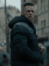 Squid The Penguin 2024 Black Puffer Jacket