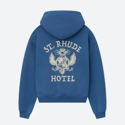 St. Rhude Seal Blue Pullover Hoodie