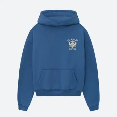 St. Rhude Seal Blue Pullover Hoodie