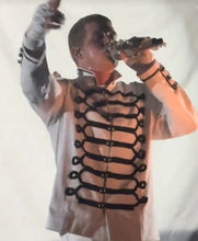 Yung Lean White Military Costume Jacket