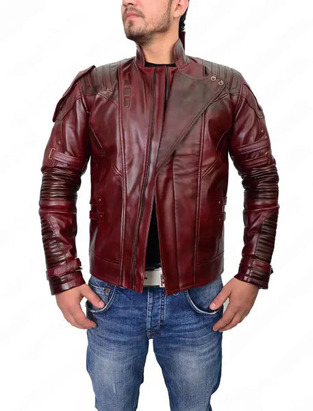 Star Lord Avengers Infinity War Leather Jacket