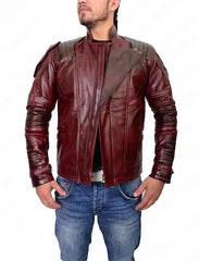 Star Lord Avengers Infinity War Leather Jacket
