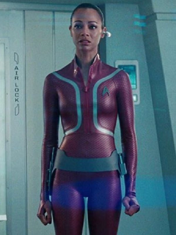 Star Trek Beyond Zoe Saldana Leather Jacket