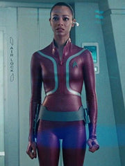 Star Trek Beyond Zoe Saldana Leather Jacket