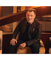 Star Trek Picard Season 3 Riker Leather Jacket Starfleet Costume