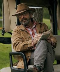 Stick S01 Marc Maron Brown Cotton Jacket