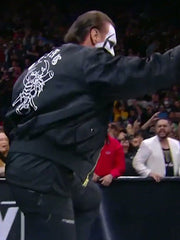 Sting Black Bomber Jacket