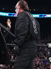 Sting Black Bomber Jacket