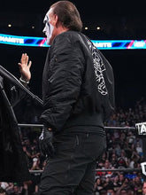 Sting Black Bomber Jacket