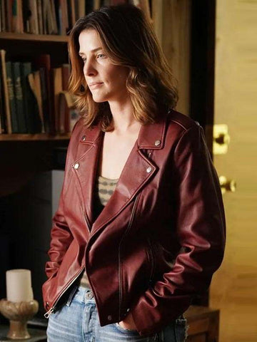 Stumptown Cobie Smulders Biker Leather Jacket