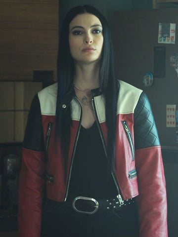 Subteran S01 Irina Artenii Cropped Leather Jacket