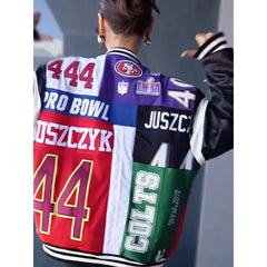 Kristin Juszczyk 49ers Super Bowl LVIII Leather Jacket