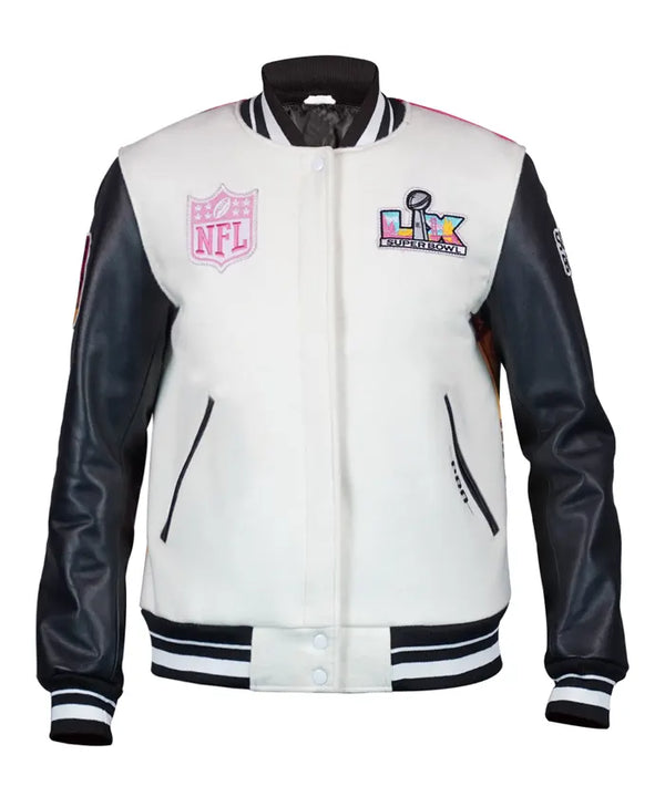 Super Bowl LX 2026 Women’s Varsity Jacket