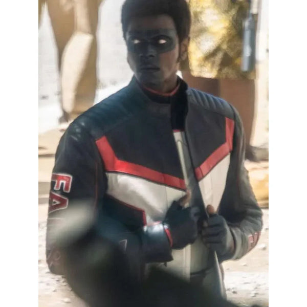 Mister Terrific Superman 2025 Leather Jacket