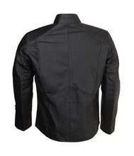 Superman Smallville Black Leather Jacket Cosplay Costume