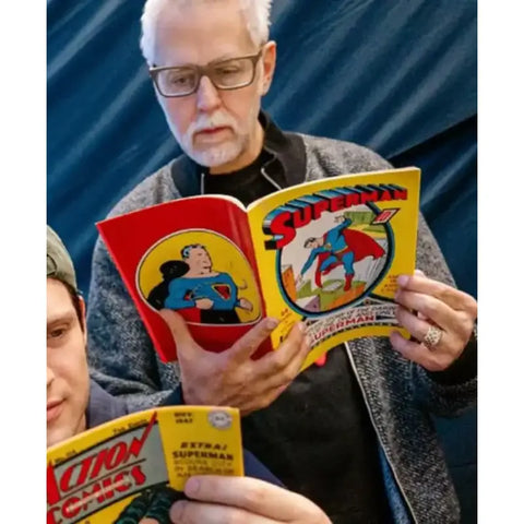 Superman 2025 James Gunn Grey Jacket