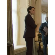 Suranne Jones Hostage 2025 Maroon Suit