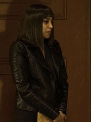 Getenesh Berhe SurrealEstate Black Leather Jacket