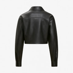 Sydney Sweeney Paris Fashion Week Leather Jacket