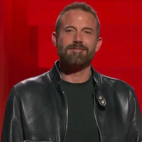 TUDUM 2025 Ben Affleck Black Leather Jacket