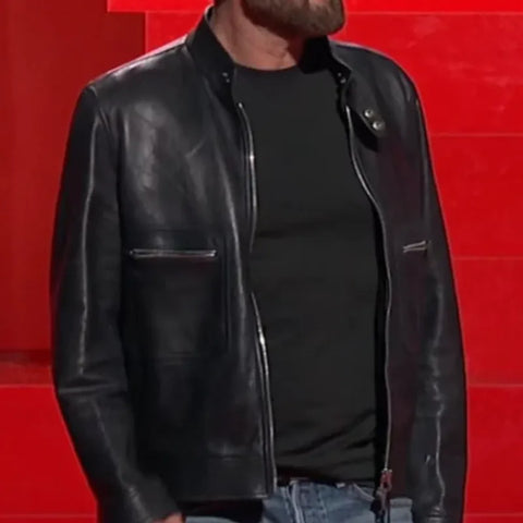 TUDUM 2025 Ben Affleck Black Leather Jacket