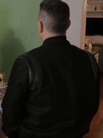 Bookie S02 Sebastian Maniscalco Black Bomber Jacket