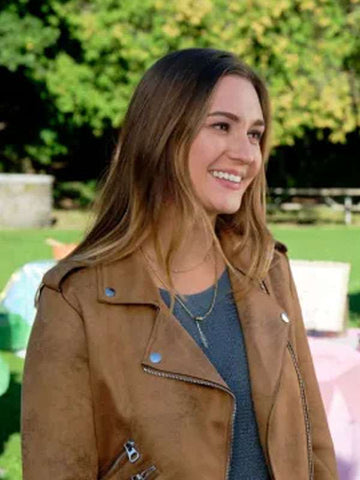 Joy Harper Good Witch S06 Brown Leather Jacket