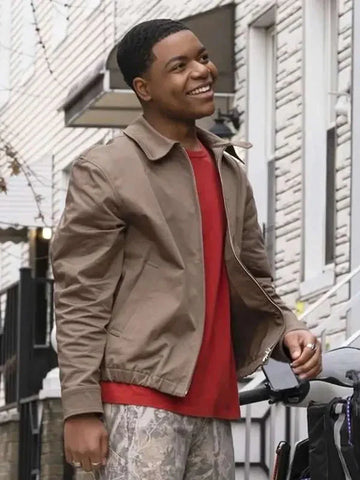 Elijah M. Cooper Goosebumps S02 Brown Jacket