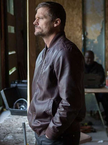 Bailey Chase Grimm Bomber Leather Jacket