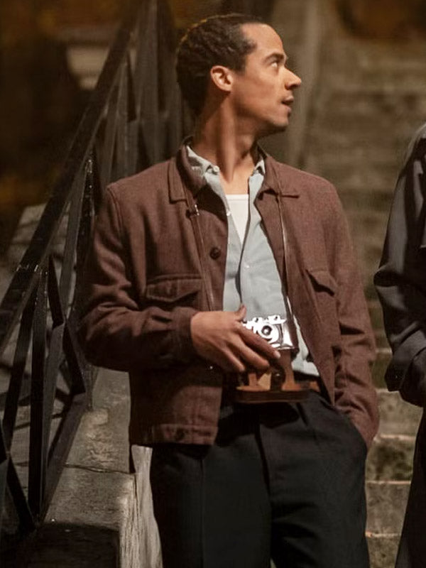 Jacob Anderson Interview With The Vampire S02 Brown Jacket