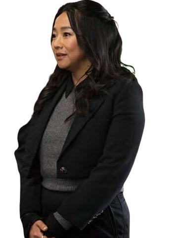 Ruby Laid S01 Black Blazer