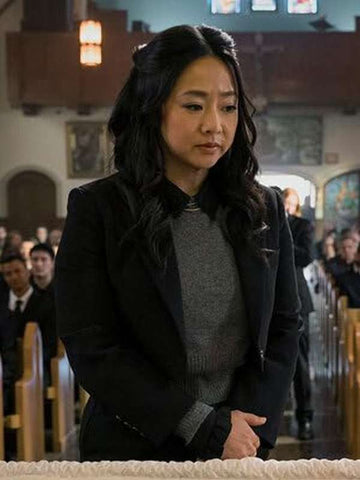 Ruby Laid S01 Black Blazer