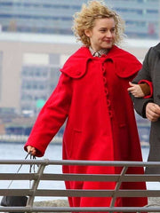 Modern Love Julia Garner Red Hood Coat