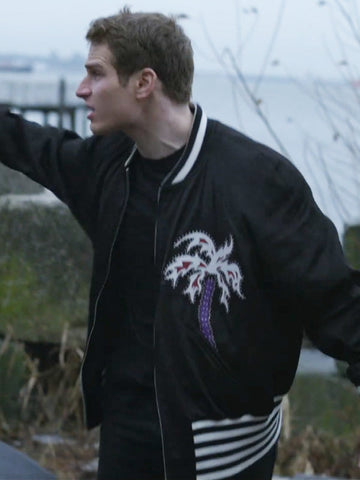 Power Book II Ghost S04 Brayden Weston Black Varsity Jacket