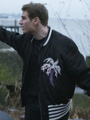Power Book II Ghost S04 Brayden Weston Black Varsity Jacket