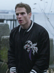 Power Book II Ghost S04 Brayden Weston Black Varsity Jacket