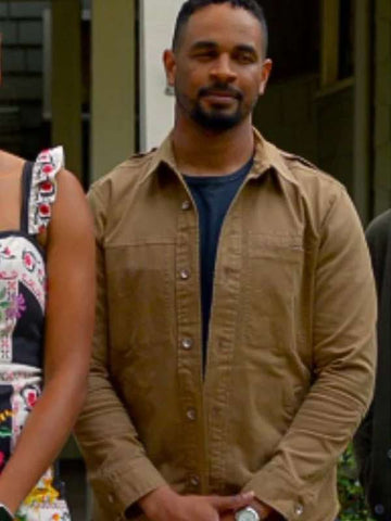 Derrick Shrinking S02 Brown Cotton Jacket
