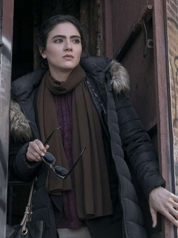 Arienne Mandi The Night Agent S02 Black Puffer Jacket