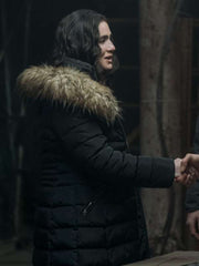 Arienne Mandi The Night Agent S02 Black Puffer Jacket