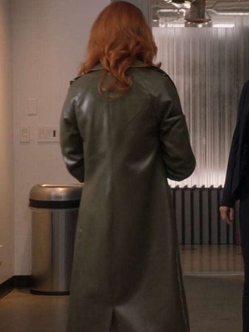 Monica Stevens The Rookie S06 Green Trench Coat