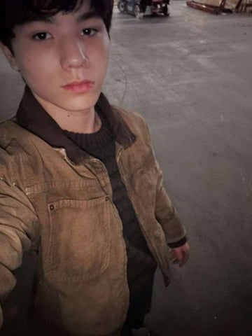 Hershel Rhee The Walking Dead Dead City Brown Jacket