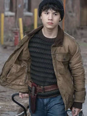 Hershel Rhee The Walking Dead Dead City Brown Jacket
