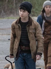 Hershel Rhee The Walking Dead Dead City Brown Jacket