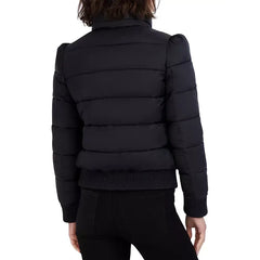 Tahari Cole Quilted Black Puffer Jacket