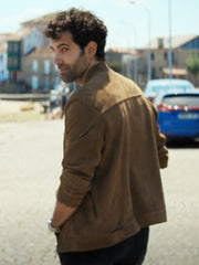 Gangs Of Galicia S01 Tamar Novas Suede Leather Jacket