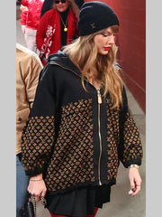 Taylor Swift Black Fleece Jacket