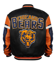 Chicago Bears Bomber Leather Jacket