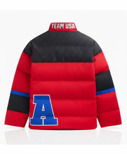 Team USA Red Puffer Jacket